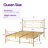 Ajayceon Metal Platform Bed Frame With Vintage-Style Headboard And Footboard-366724057-357881626