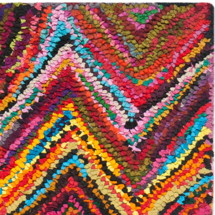 Barnes Hand Tufted Multi-Colored Area Rug, Rectangle 8' x 10'