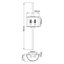 Charlee Glass Flush Mounted Sconce-25305076-25305078