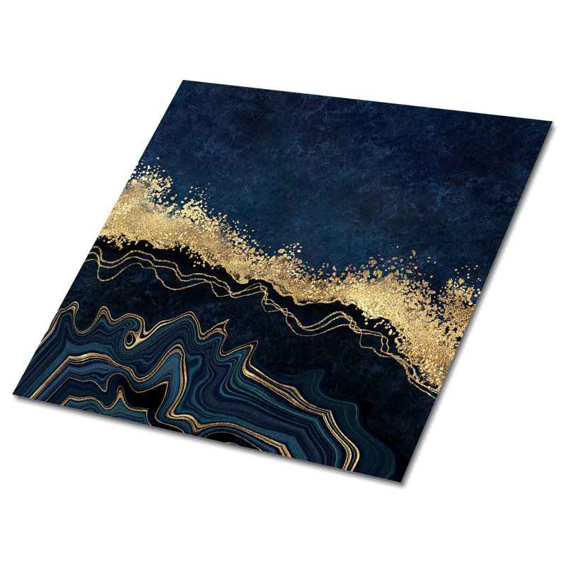 Ismaiel 30cm W x 30cm L Vinyl Peel and Stick Field Tile