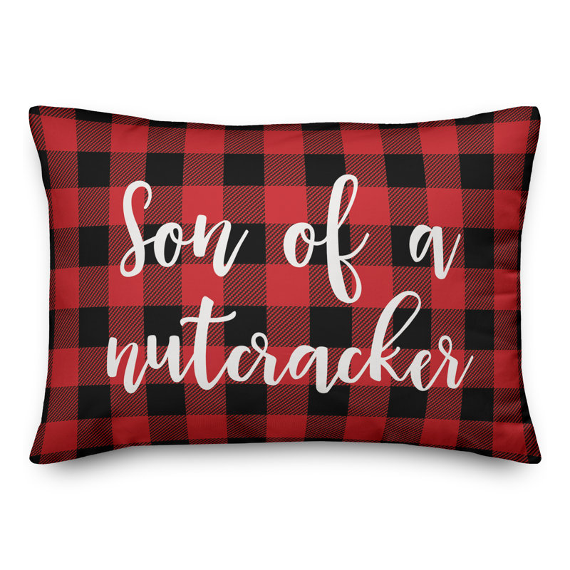 Plaid Throw Pillow