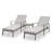 Raik Outdoor Metal Chaise Lounge Set with Table , Cushion Included-1069914631