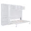 Lit escamotable mural avec armoires Murphy