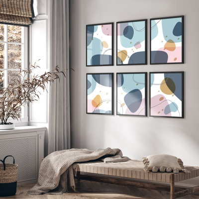 Abstrait Boho Shapes Mid Century Modern