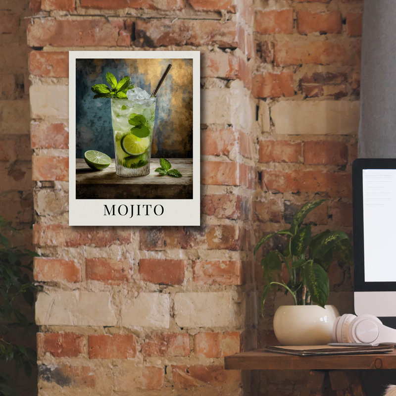 «Mojito» par Andreas Magnusson, art mural sur toile, 18 po x 26 po, H 16 po x l 12 po x P 0,75 po