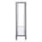 Bergen Narrow Metal Console Table - Silver