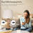 22" Rope Lamps For Night Stands, Bedside Lamps Set Of 2, Boho Table Lamps For Living Room End Tables, 3-Color Temperatures Boho Lamp With Rotary Switch, Rattan Lamp With USB Ports, Bulbs Included