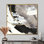Abstract Canvas Wall Art, Glam Painted Arc Modern Print - Glam Painted Arcs II