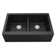 Karran Farmhouse Apron Front Quartz Composite 34'' X 21-1/4'' 50/50 Double Bowl Kitchen Sink