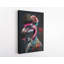 Flamant rose élégant sur toile-800065676