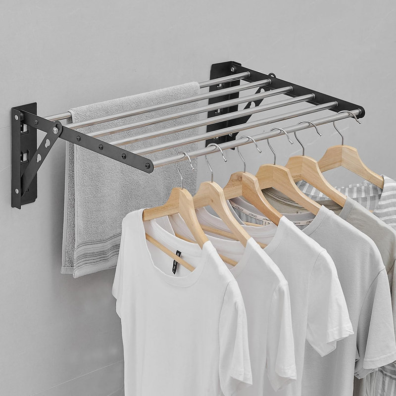 Wall Mounted Drying Wayfair Laundry Drying Rack Adjustable Wall