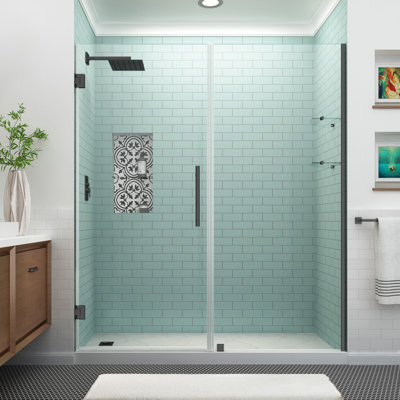 Belmore GS 72" x 72" Hinged Frameless Shower Door