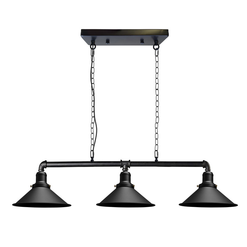 Malibu 3 - Light Pendant, Black