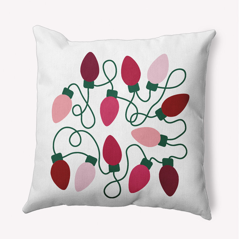 Polyester Indoor/Outdoor Throw Pillow, Square, 16" x 16"