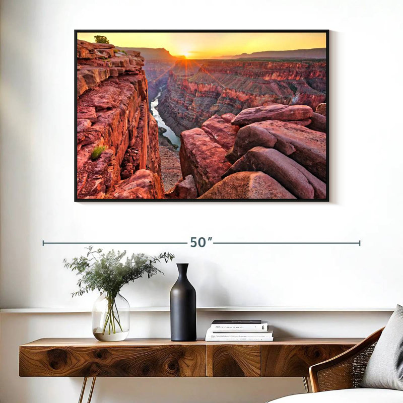 Alvord Sunrise Over Grand Canyon, H 27 po x l 40 po