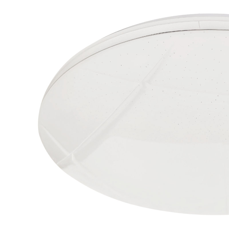 Allister Plastic LED Flush Mount, 6cm H x 38cm W x 38cm D
