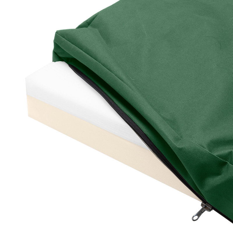 Large Forest Green Orthopedic Cooling Gel Outdoor Dog Bed