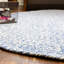 Tapis bleu tressé réversible Haynesville Farmhouse-622167076