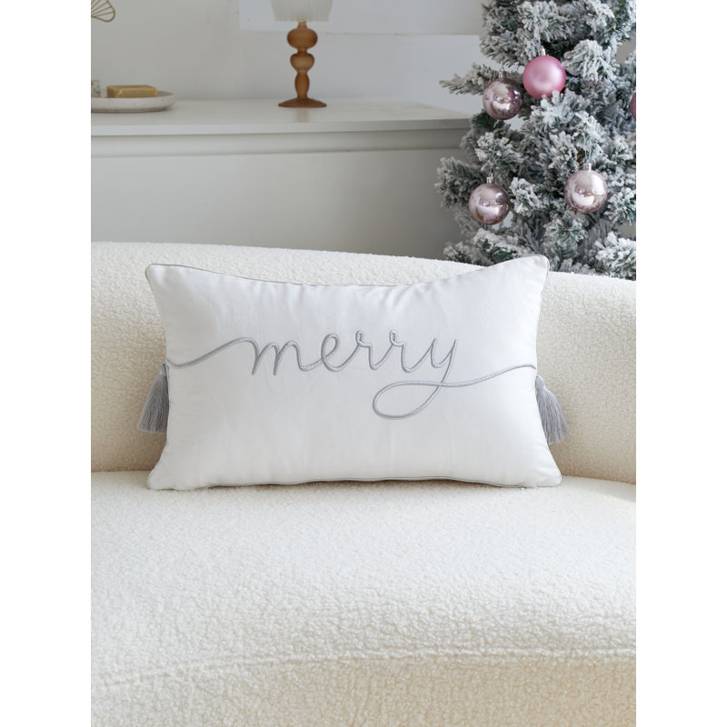 Rectangular Pillow Cover & Insert, White
