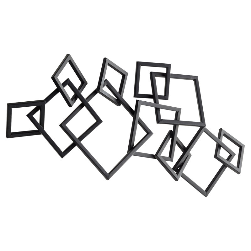 Orchestra Modern Abstract Wall Decor on Metal, 32" H x 15.5" W x 3.5" D