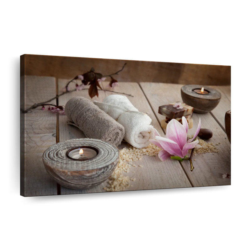 «Spa Tranquility», reproduction sur toile, H 8 po x l 12 po x P 1 po