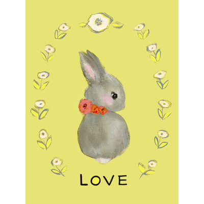 Poulsbo Love Bunny, art sur toile