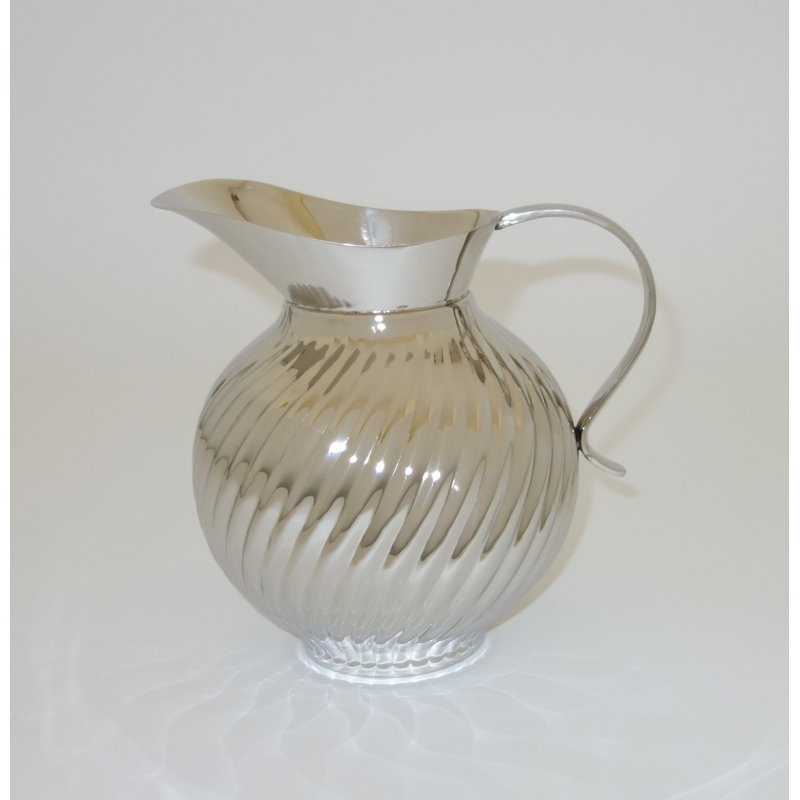 Pressnell Stainless Steel Pitcher, 7.25" H x 7.75" W x 6.25" D