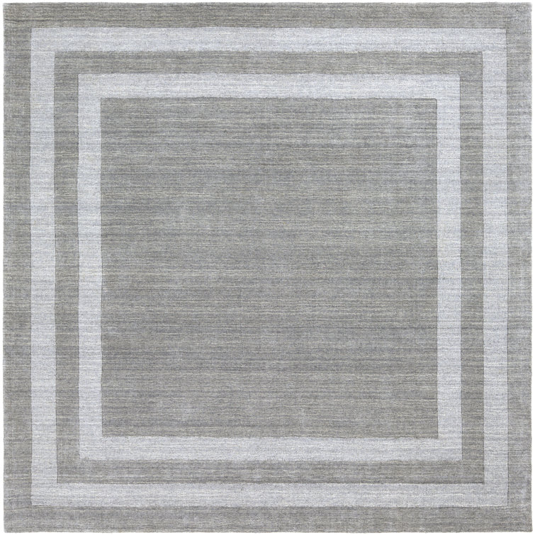 Pierson Handmade Tufted Medium Gray Rug