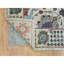 Tapis carré en soie / laine ivoire 10 pi 2 po x 10 pi 2 po C6DD25B735364539B463569A174B6F9D