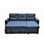 Canapé-lit modulaire en L en bleu, rembourré, canapé 3 places pour la vie, chambre polyvalente-1156220662
