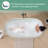 59'' Freestanding Soaking Solid Surface Bathtub-121869564