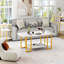 Ensemble de 3 tables basses avec rangement Bartol