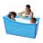 Large Foldable Bath Tub Bathtub For Toddler Children Twins Petite Adult Blue
