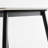 Large Rectangular Table With Strong Metal Base Modern Stone Dining Table For Kitchen 1.6M