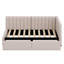 Upholstered Daybed With Storage Drawers-455621791