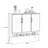 Beige Aluminium alloy Shoe Storage