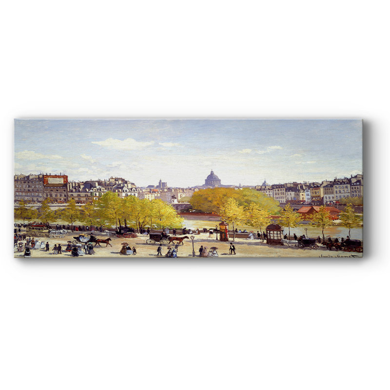 «Que Du Lourve 1867», reproduction sur toile, H 12 po x l 30 po x P 1,5 po