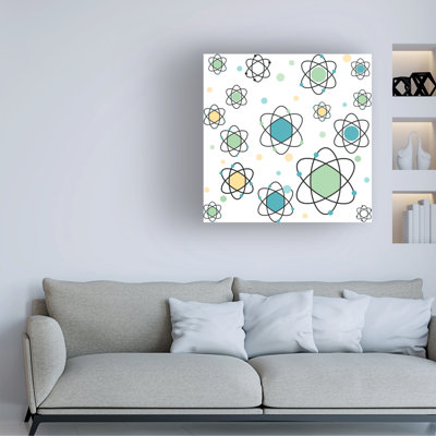 Symbole atomique sur toile par RetroPlanet