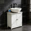 Élégant meuble-lavabo à piédestal et armoire de salle de bain sous le lavabo-1407854571