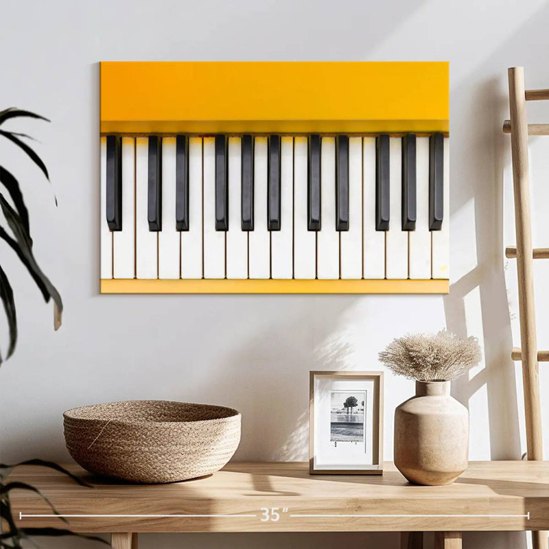 Abarca Bright Piano, 16" H x 24" W