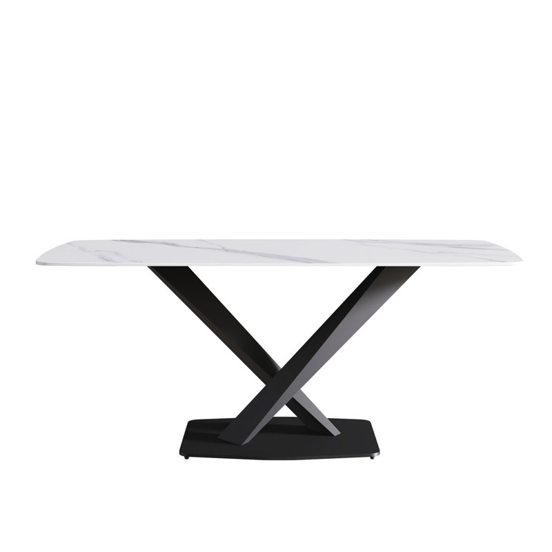 Kyliyah Rectangular, Dining Table, Rectangular Dining Table, Modern Dining Table, Dining Room Table, Stone Dining Table