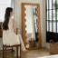 Miroir pleine grandeur en bois naturel