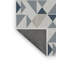Tapis bleu à motif géométrique Kleiber-1331143964
