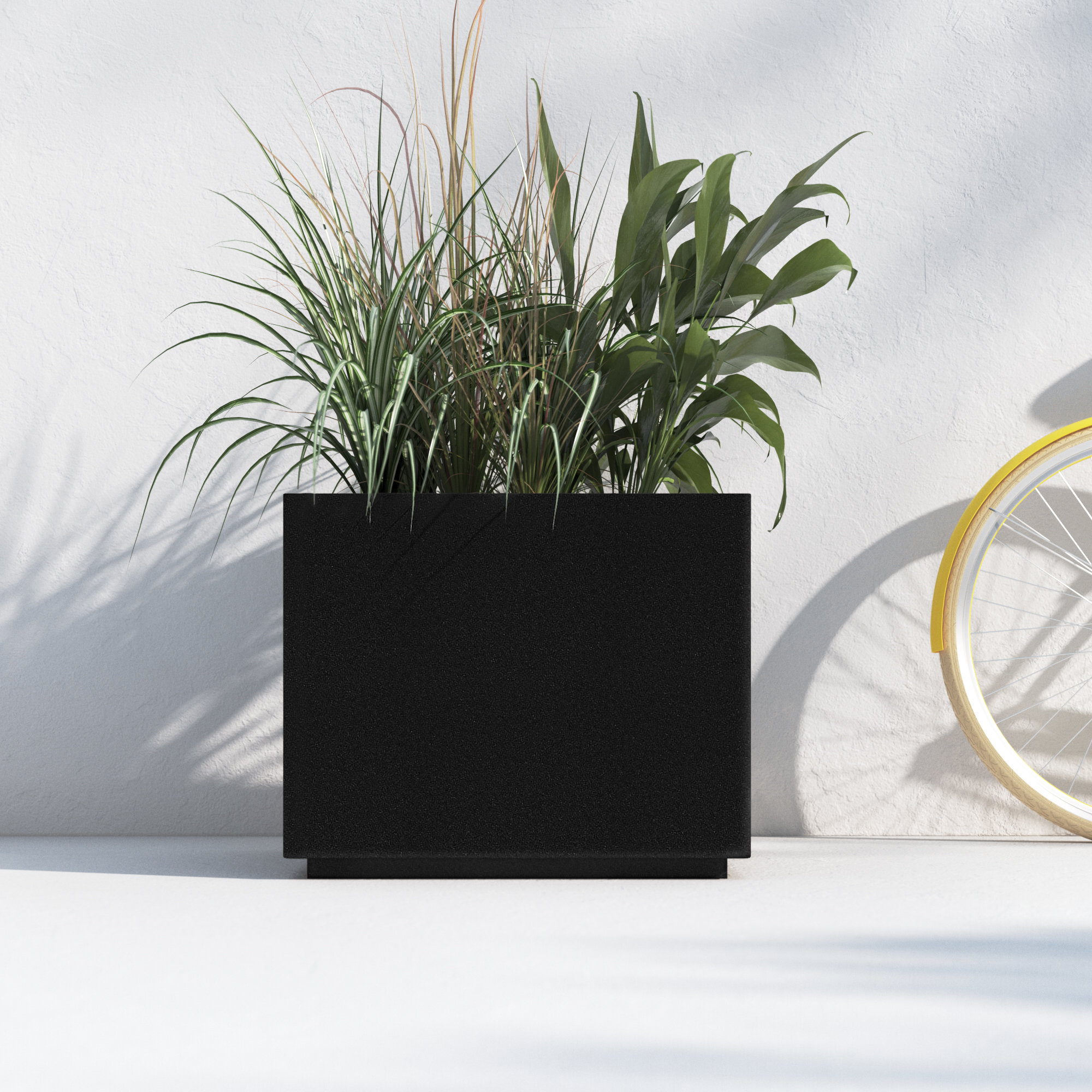 Gita Large Lightweight Outdoor Square Planter Box