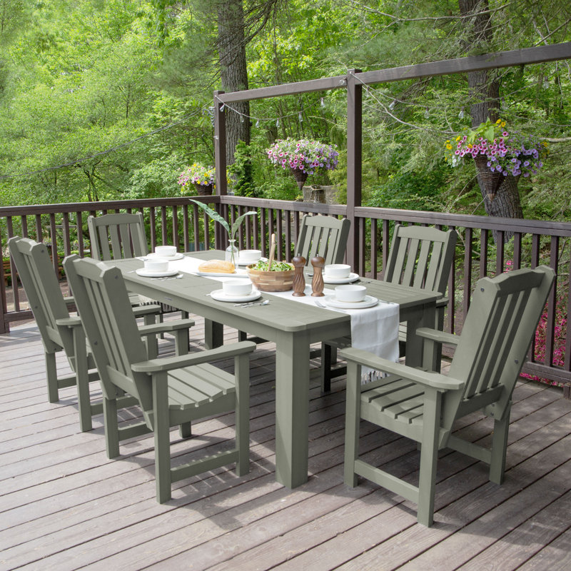 Ensemble repas pour 6 personnes Kile, Eucalyptus, L 84 po x l 42 po x H 30 po