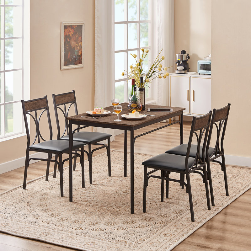 Leday 5 - Piece Family Dining Set