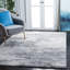 Tapis ivoire / gris / bleu Thiokk-1216260119