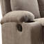 Fauteuil inclinable gris avec porte-gobelet-801692847