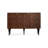 Retro Nut-Brown Solid Wood Sideboard