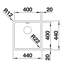 Andano 44 x 44cm Inset Kitchen Sink
